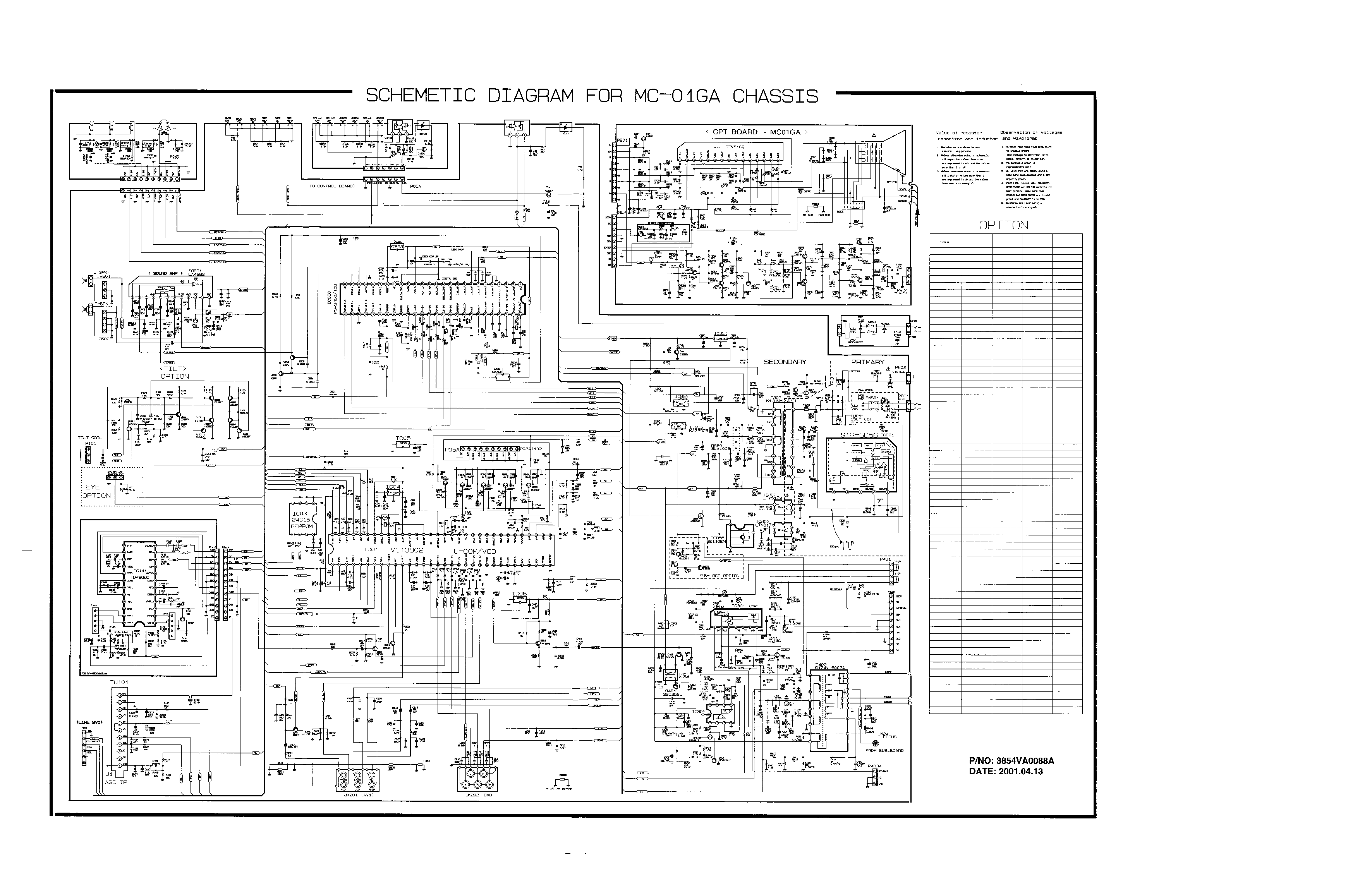 LG FT-29FA51E CH MC-01GA SCH service manual (1st page)