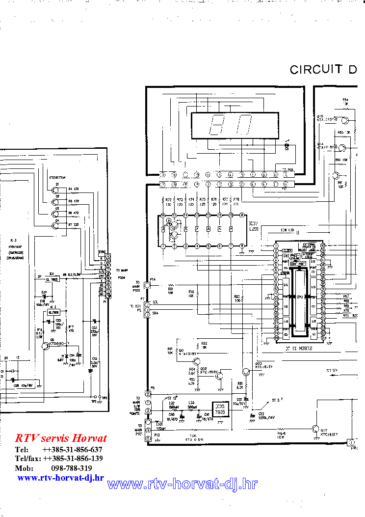 LG GOLDSTAR PC-07X2 SCH service manual (2nd page)