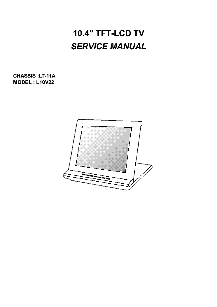 LG L10V22 CHASSIS LT-11A SM service manual (1st page)
