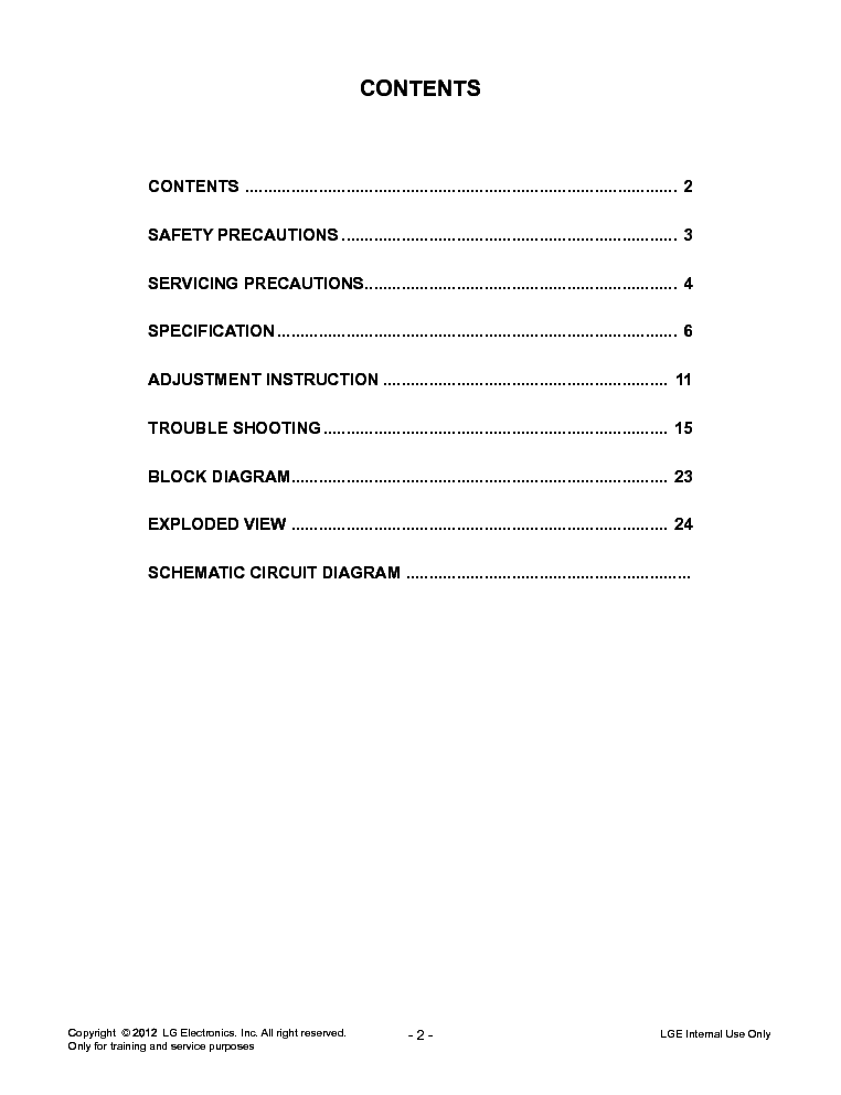 LG M2382D-PZN PRN CHASSIS LD21L service manual (2nd page)
