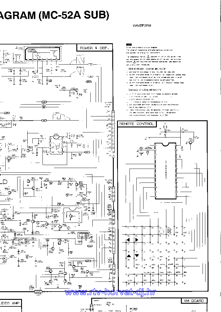 LG MC-52A CHASSIS service manual (2nd page)