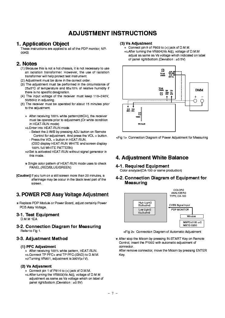 LG MU-60PZ11 service manual (1st page)