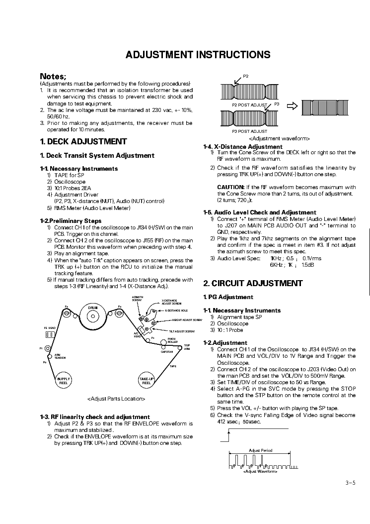 LG MV-008A service manual (1st page)