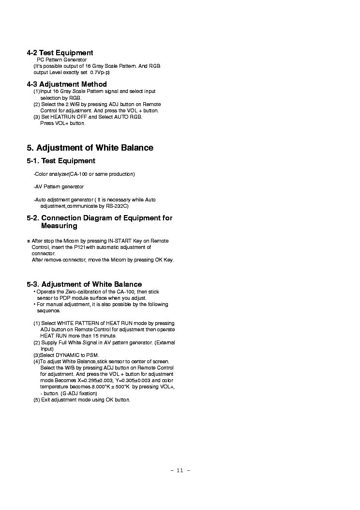 LG NP00KC CHASSIS PLASMA service manual (2nd page)