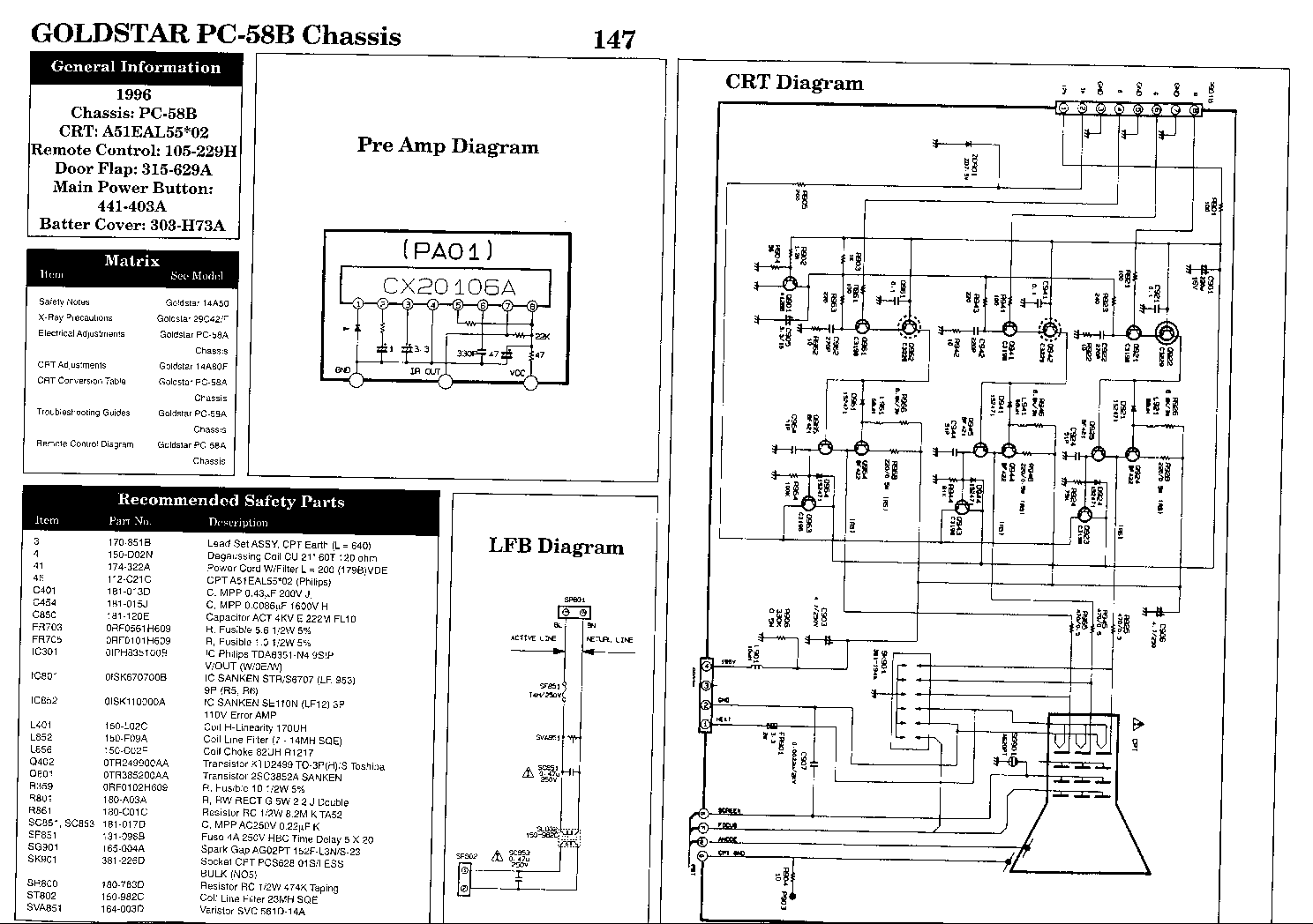 LG PC-58B CHASSIS service manual (1st page)