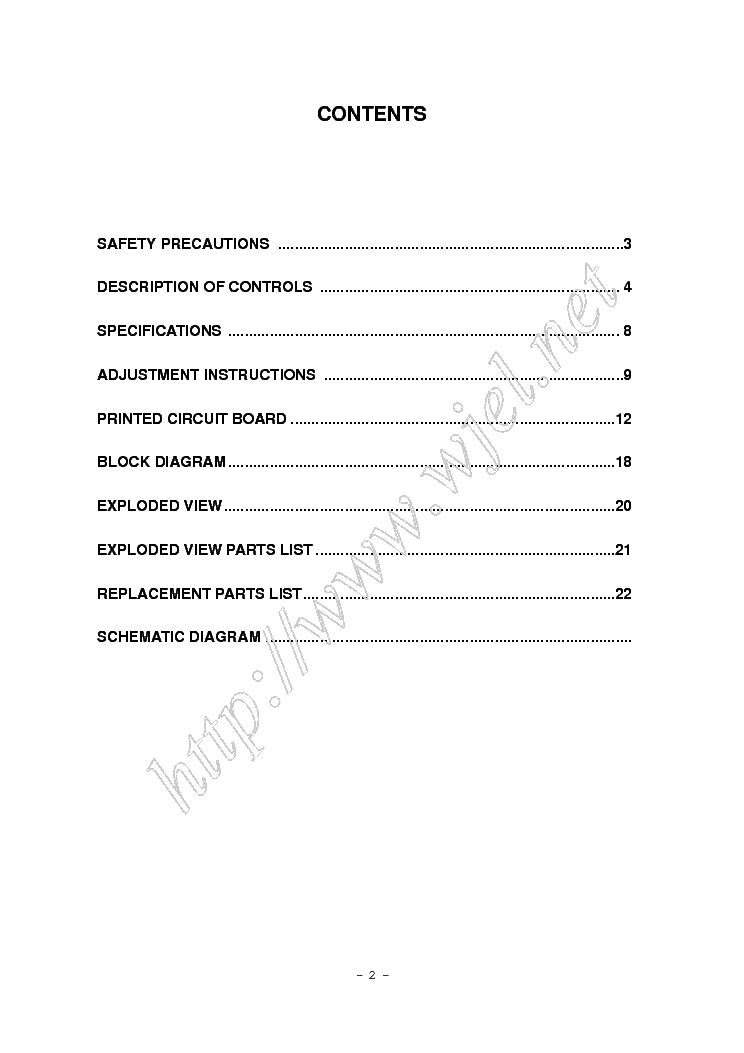LG PDP RT-50PZ60-70-RF-03OB CHASSIS SM service manual (2nd page)