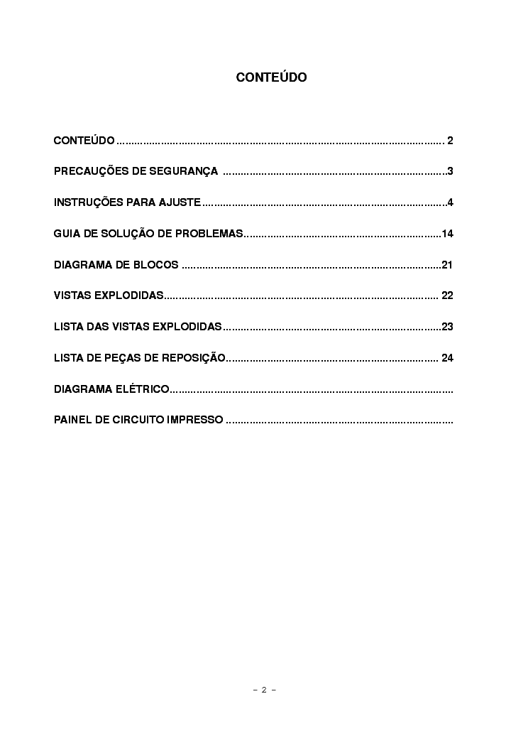 LG PLAZMA TV 42PC1RV service manual (2nd page)
