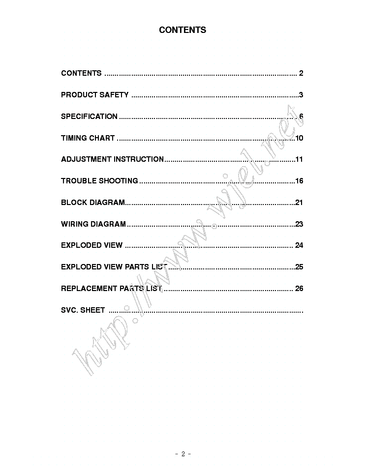 LG RM-23LZ50,RM-23LZ50C-SERVICE-MANUAL service manual (2nd page)