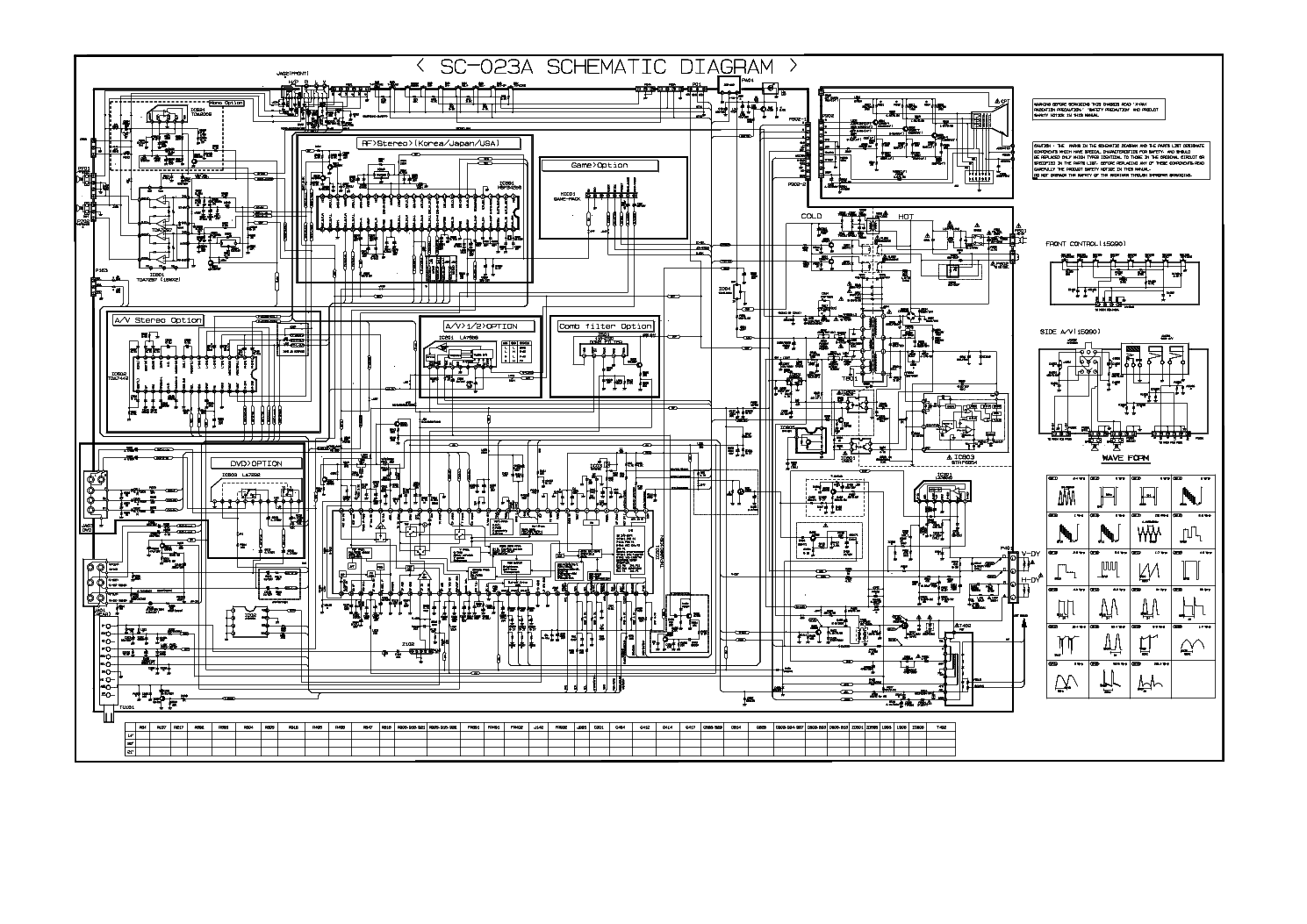 LG RP-21FC40 CH SC023A service manual (1st page)