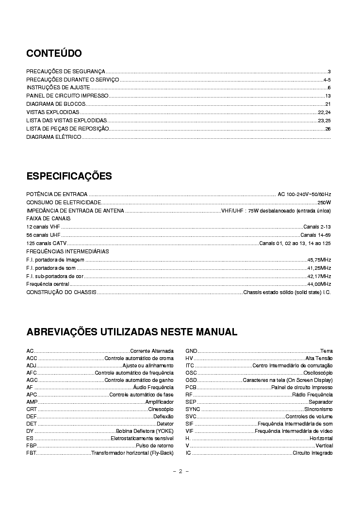 LG RP44NA40PA 54NA40PA CHASSIS MP 03AA service manual (2nd page)
