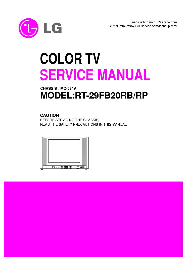 LG RT-29FB20RB-RP MC-021A SM service manual (1st page)
