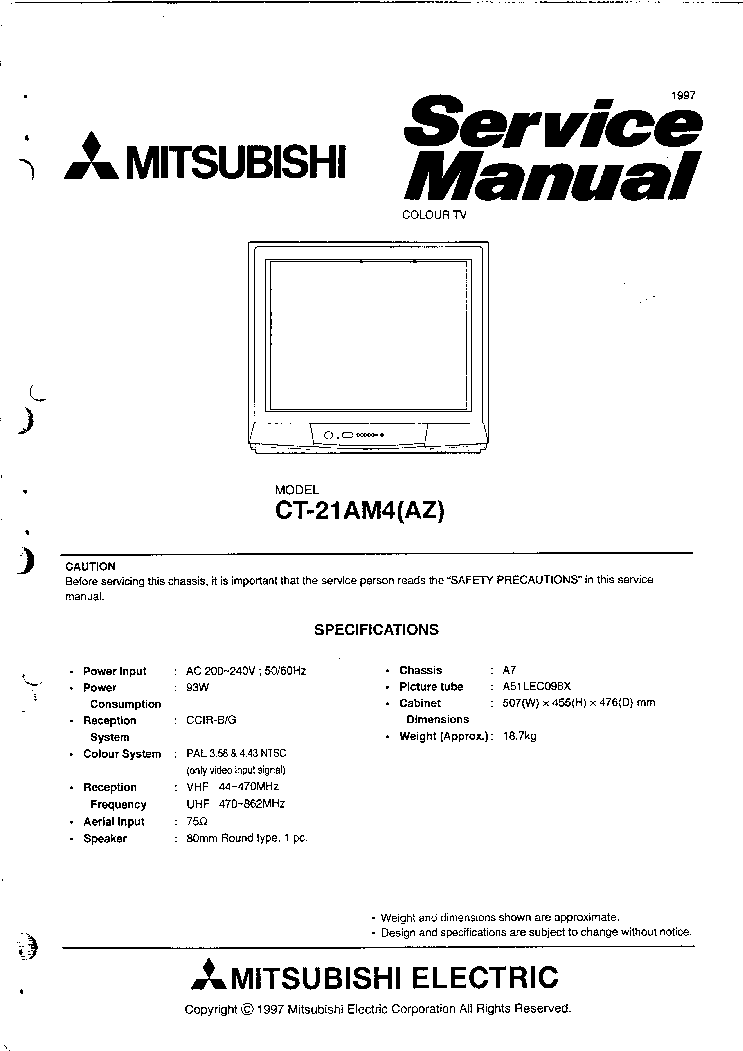 Mitsubishi ct 14ms1eem схема