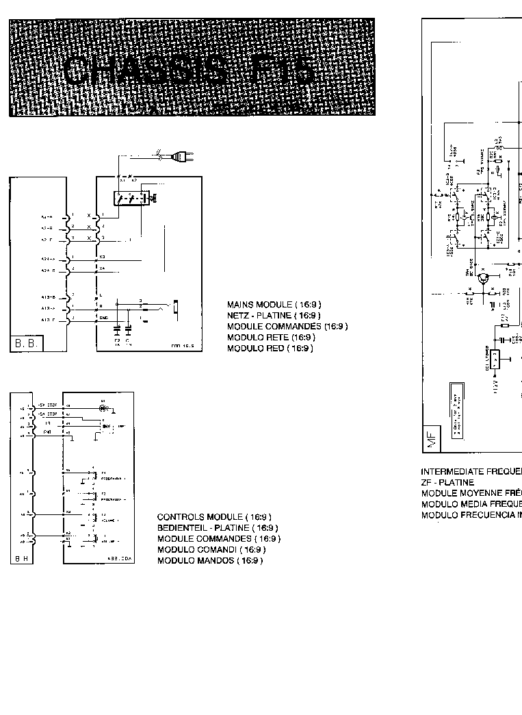 NORDMENDE CH F15 service manual
