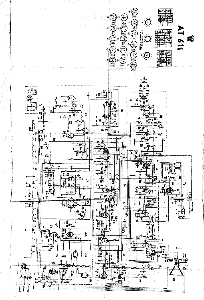 ORION AT611 LEDER-RADAI SCHEMATIC service manual