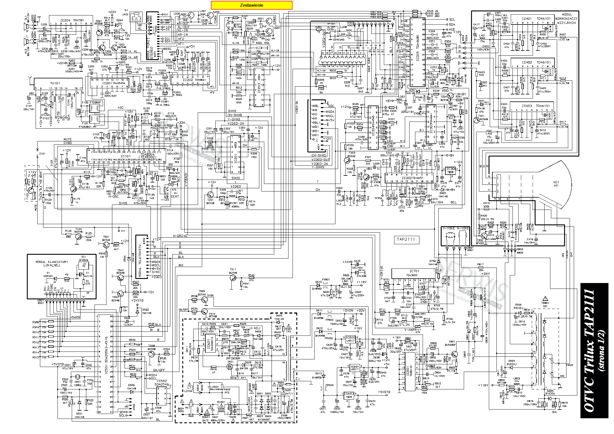 OTVC TRILUX TAP2111 SCH service manual