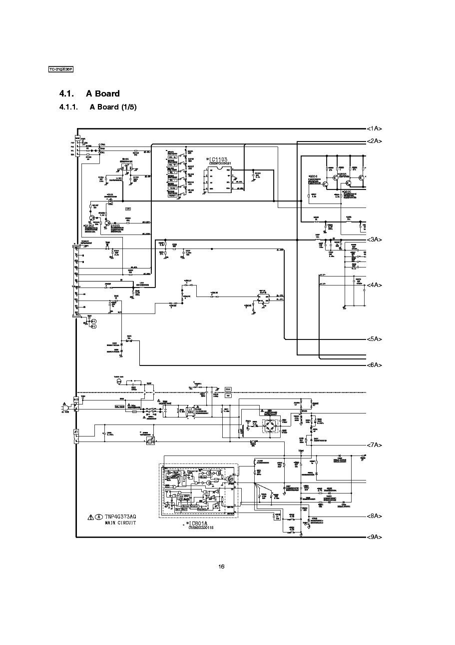 Panasonic tc 21pm10rq схема