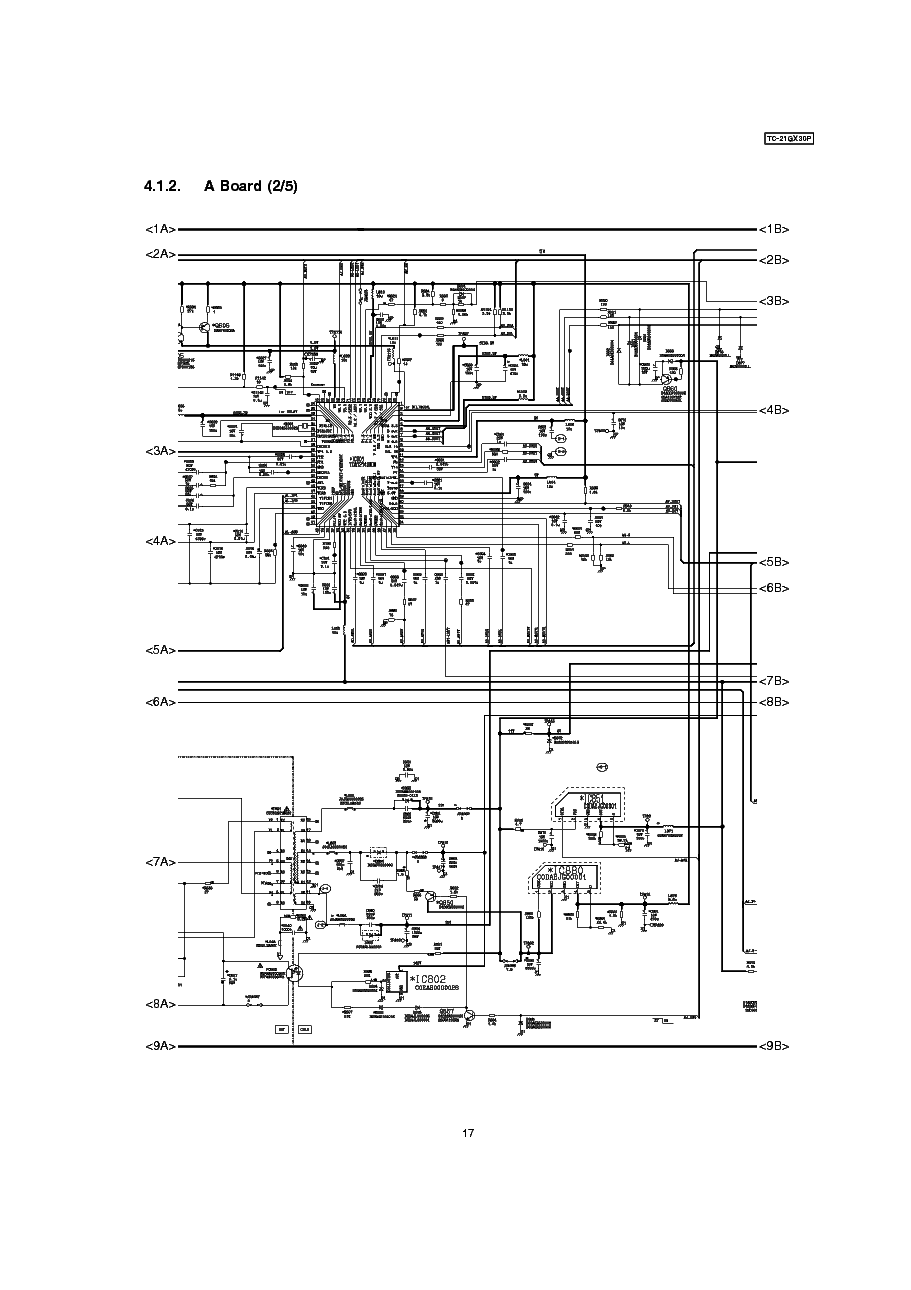 Panasonic tc 21d2 шасси tnp4g066 схема