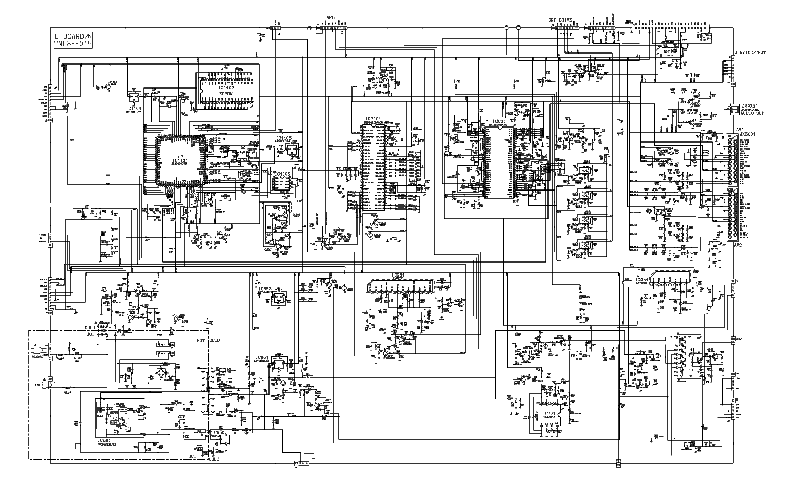Panasonic Crt Tv Circuit Diagram Model