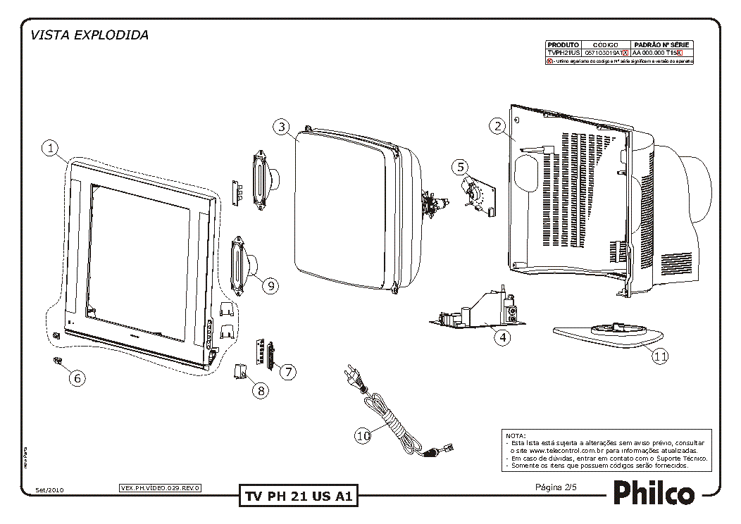 PHILCO PH21US SCH Service Manual download, schematics, eeprom, repair ...