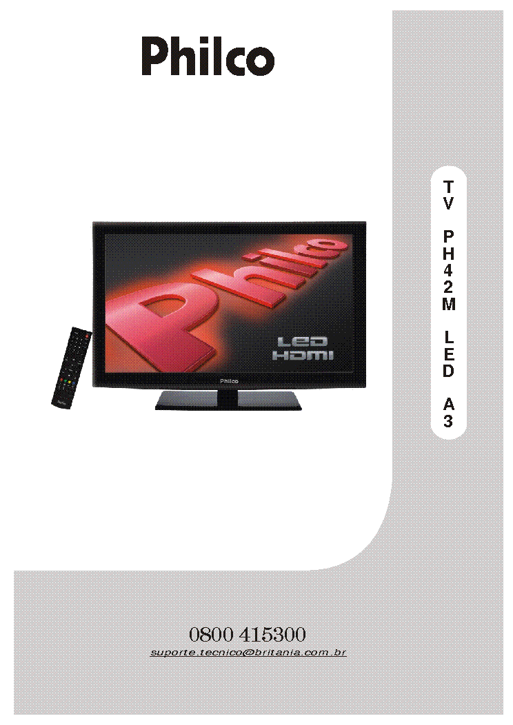 PHILCO PH42M LED A3 VER.A service manual