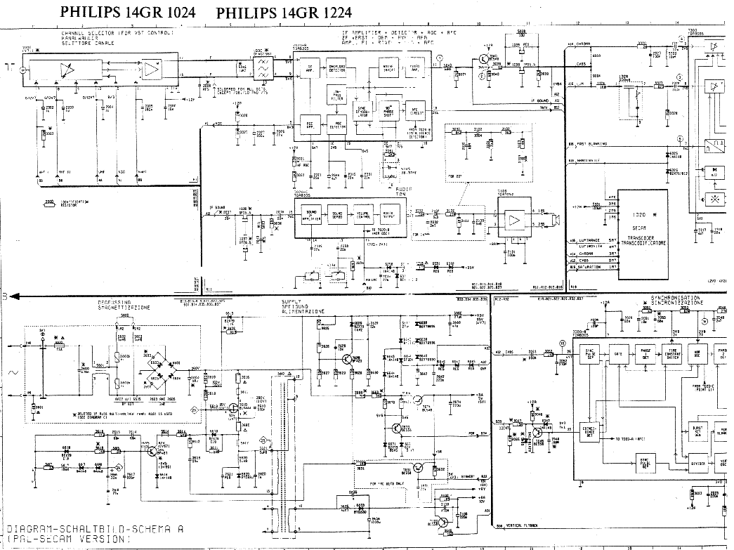 Схема телевизора philips