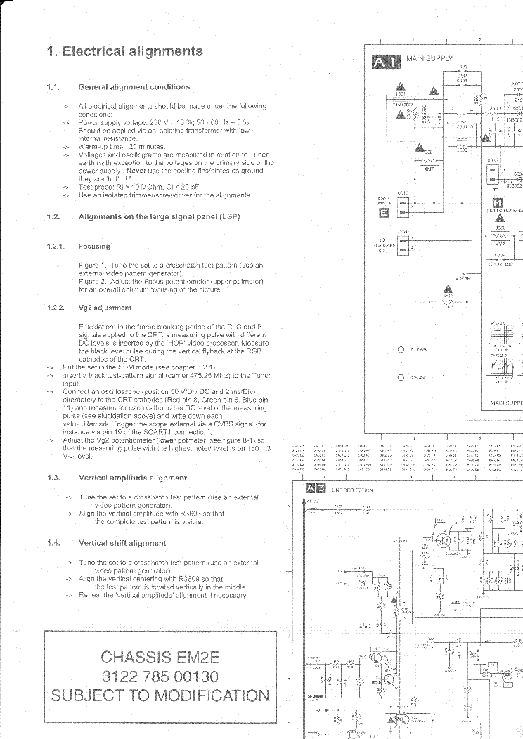 PHILIPS 29PT8306 service manual (1st page)