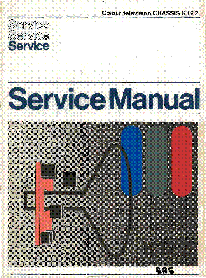 PHILIPS 66KP2054 CHASSIS K12Z SM service manual (1st page)