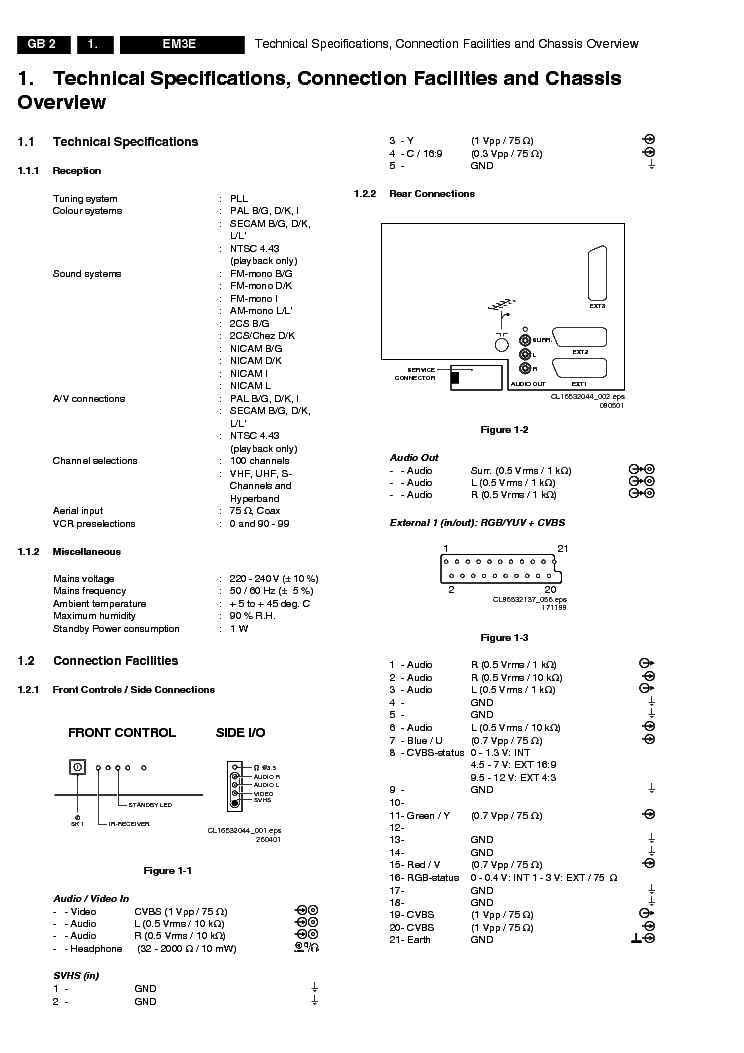 PHILIPS CH.EM3E-AA service manual (2nd page)