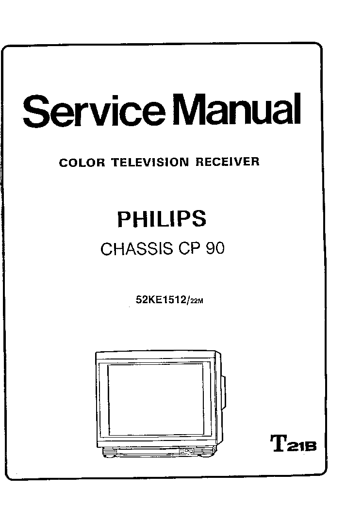 PHILIPS CHASSIS CP-90 SM service manual (2nd page)