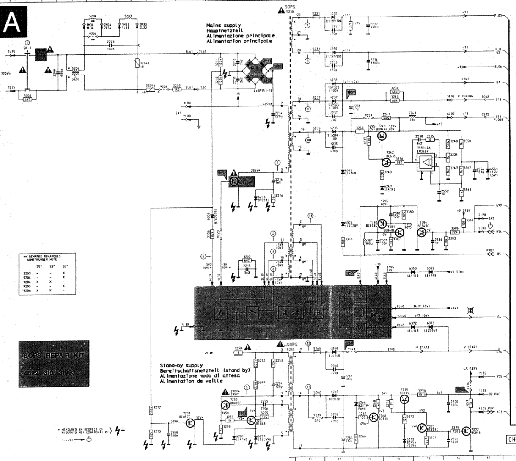 PHILIPS CHASSIS FL1.6 SCH service manual (1st page)