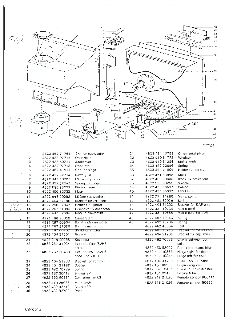 PHILIPS FL1 2 CHASSIS 36ML8906 service manual (2nd page)