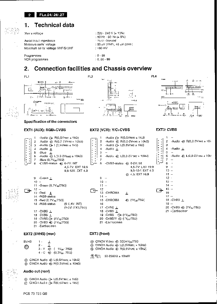PHILIPS FL226 service manual (2nd page)