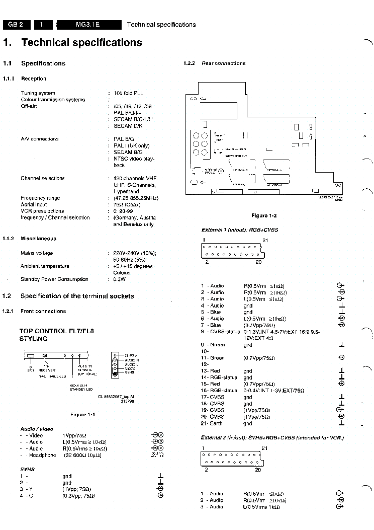 PHILIPS MG-3.1E service manual (2nd page)