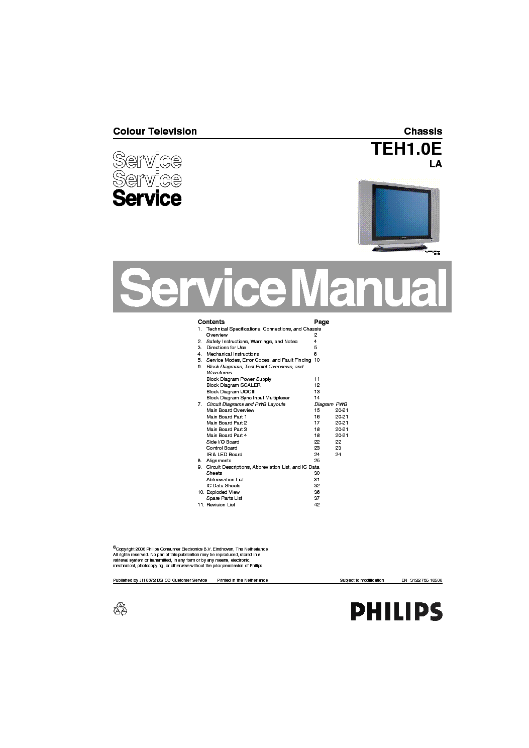 Service manual philips