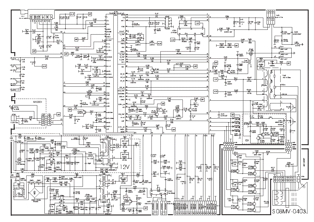 Горизонт 37ctv 655 схема