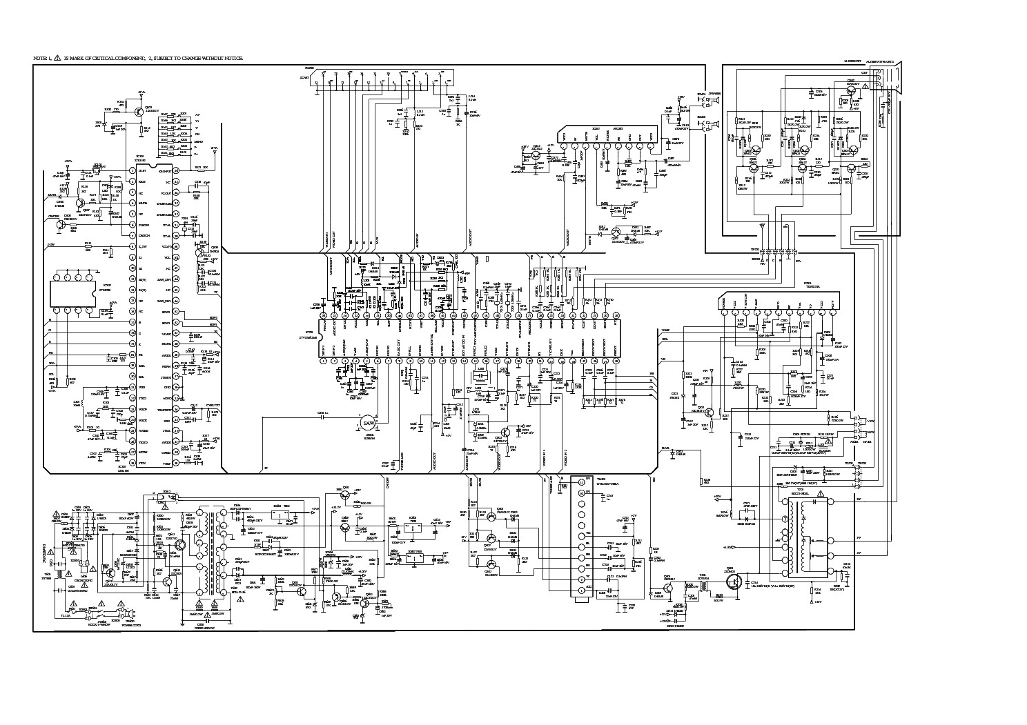 Схема шасси cw81b