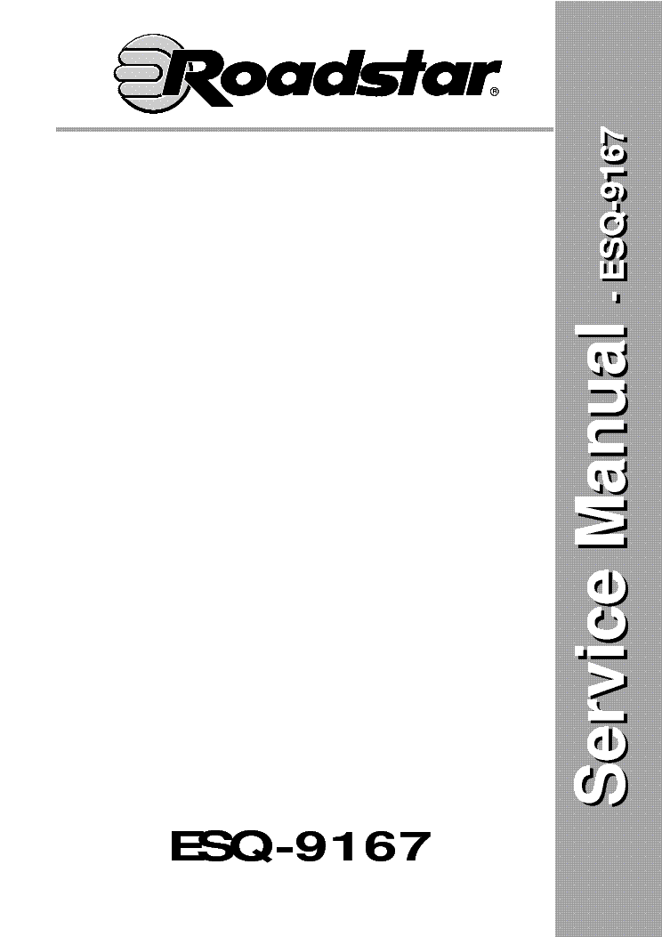 ROADSTAR ESQ-9167 SCH service manual