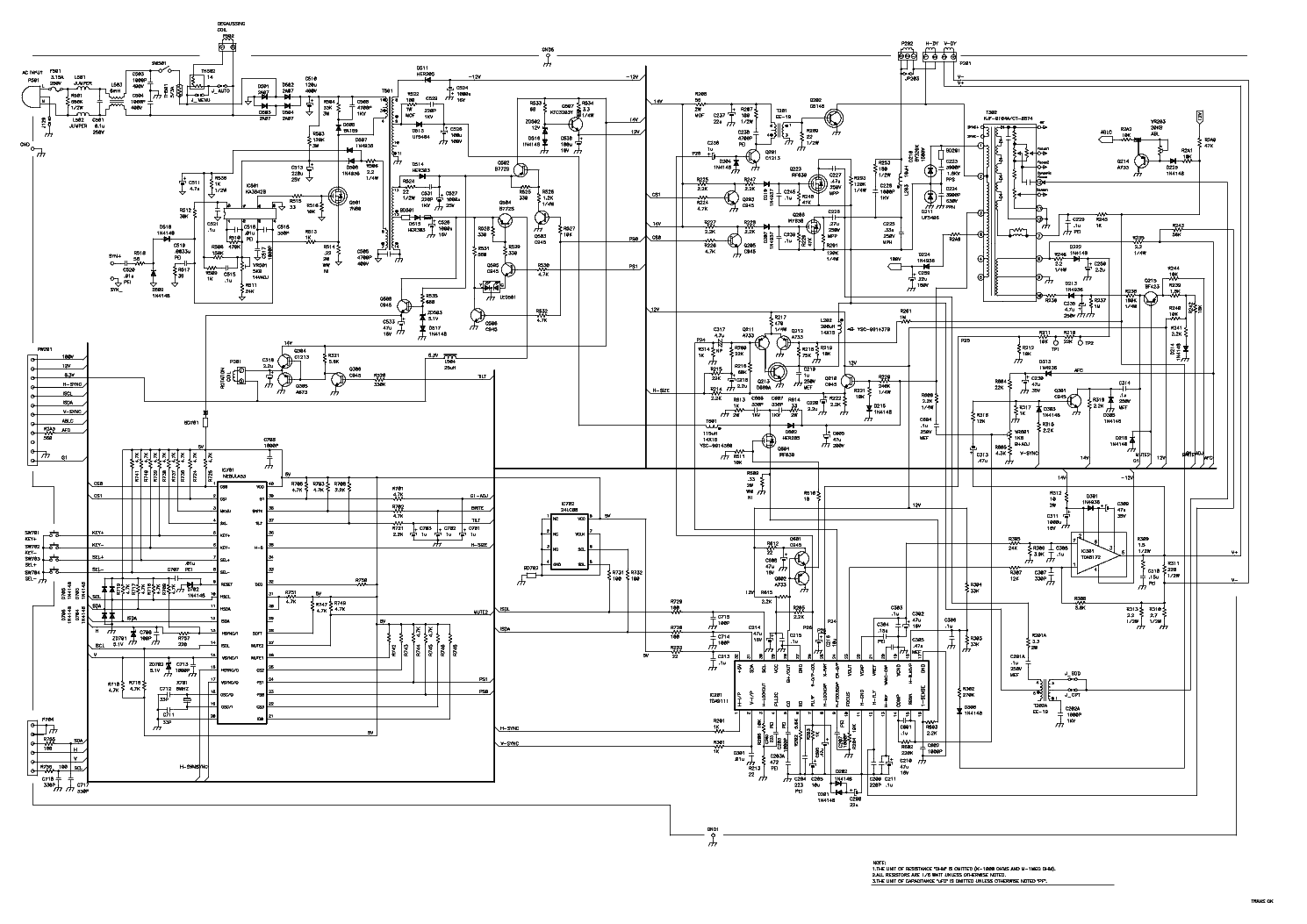 Схема rolsen c2119