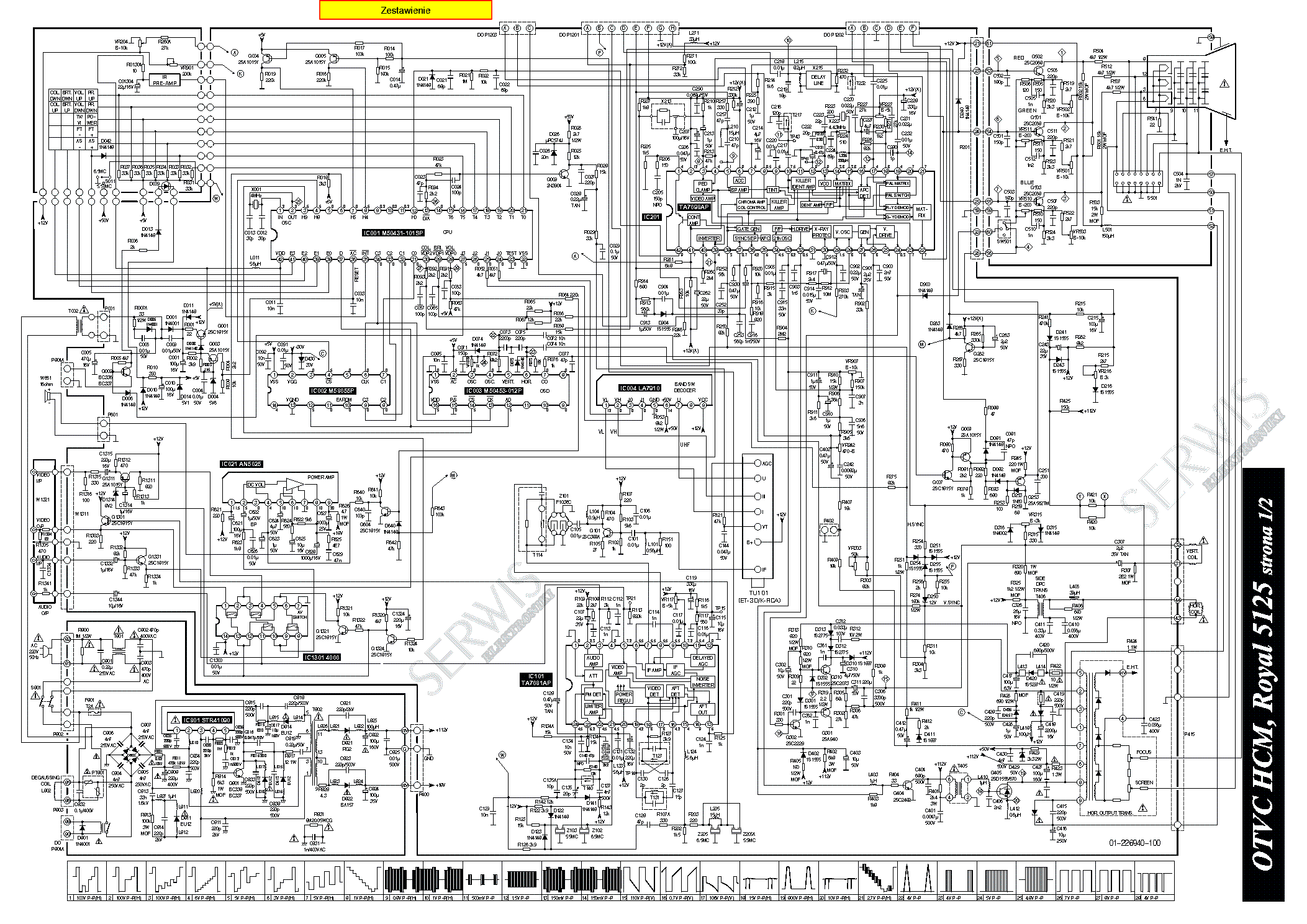 ROYAL HCM5125 service manual