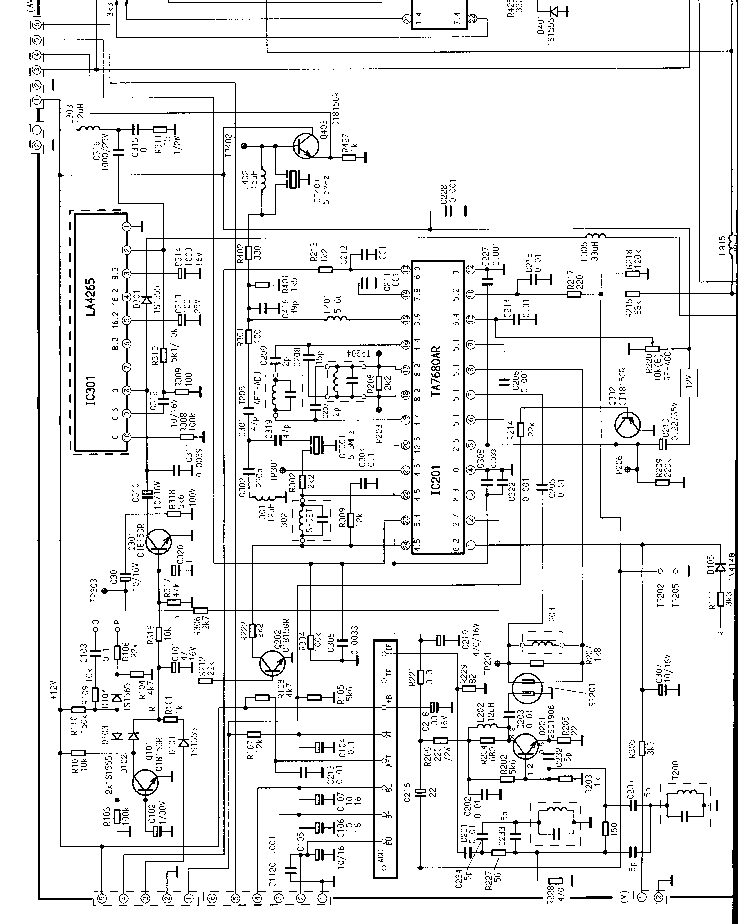 ROYAL TV3710 TMP47433AN TA7698 Service Manual download, schematics ...