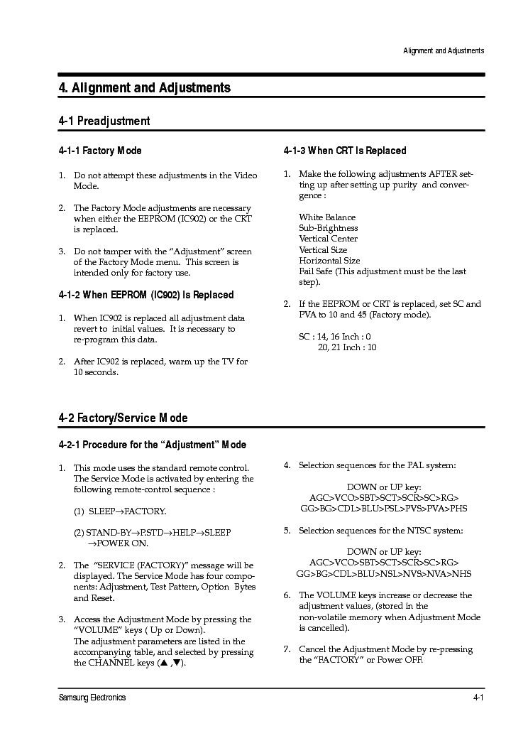 SAMSUNG CHASSIS-SCT13B service manual (1st page)
