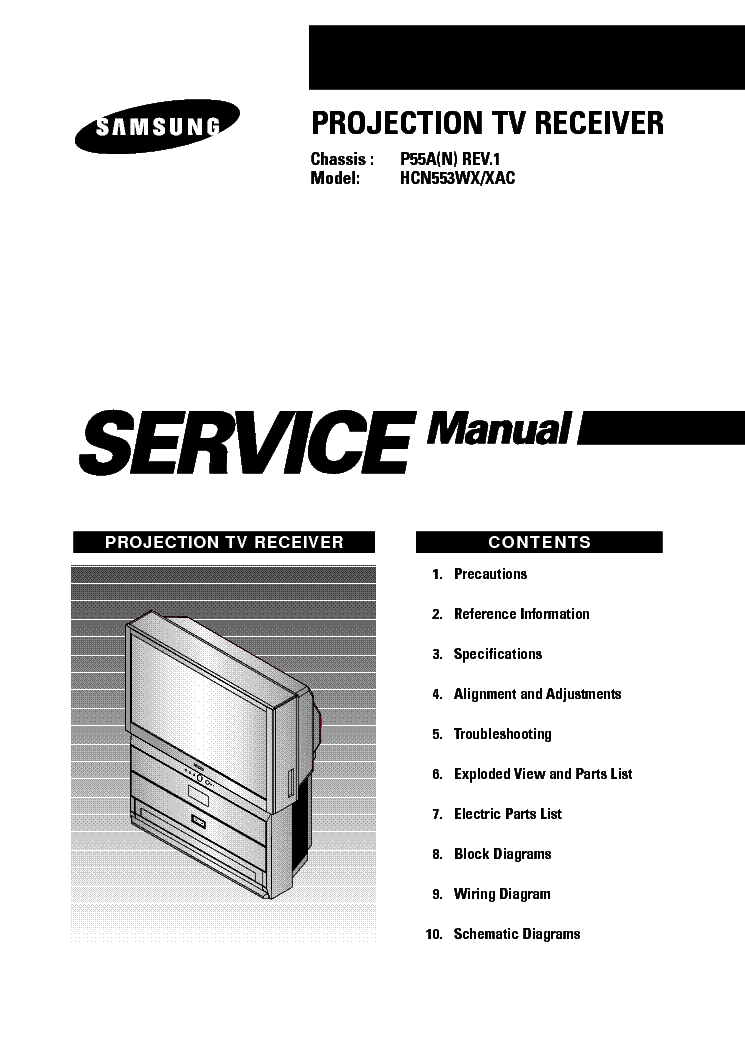 SAMSUNG HCN553WX XAC CH P55A-N REV.1 service manual