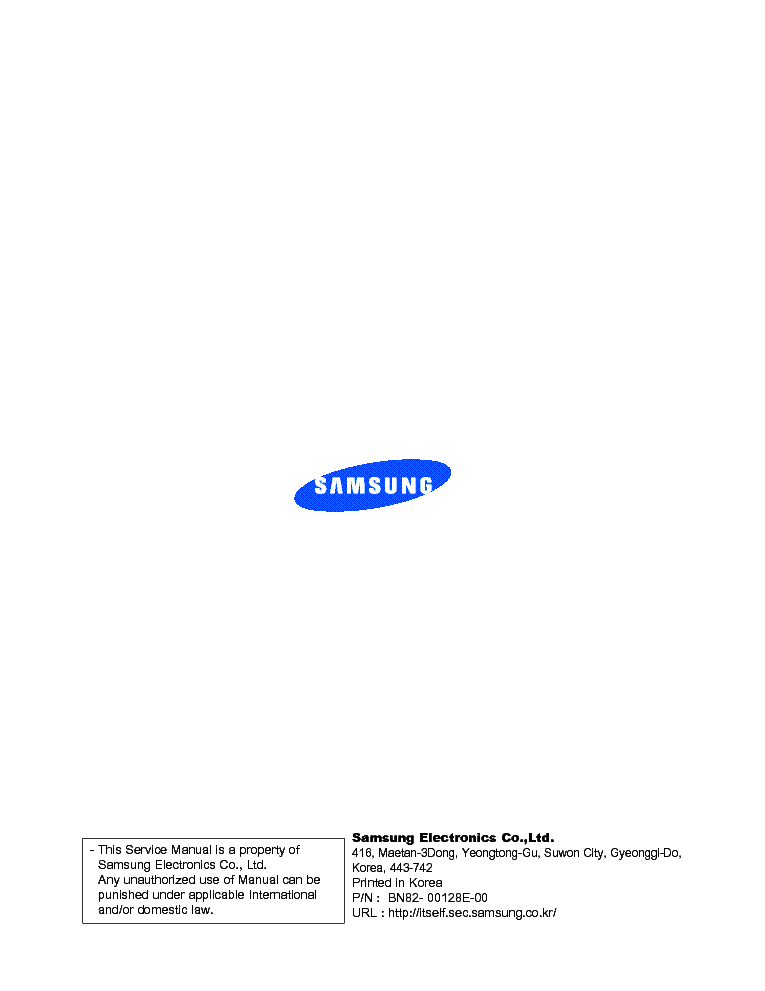 SAMSUNG LA23 26 32 40R51B CHASSIS RE23 26 32 40SO service manual (2nd page)