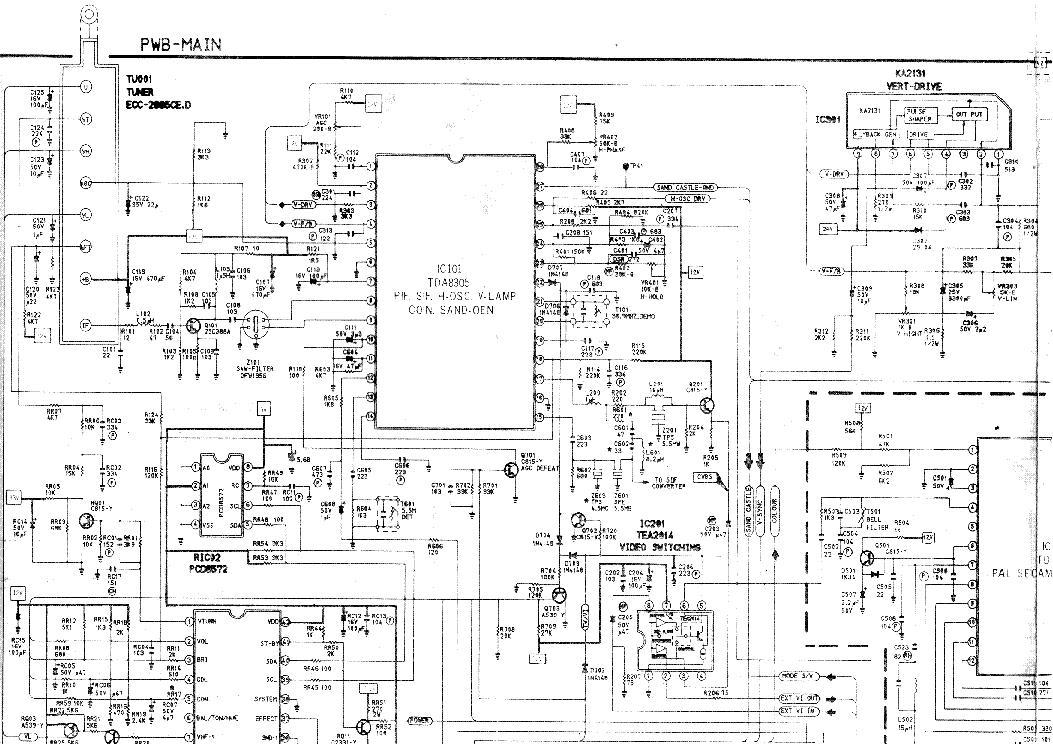 Samsung cs 15k9mq схема