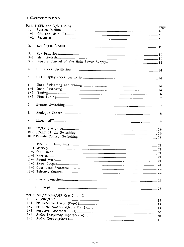 SANYO CH A3-A service manual (2nd page)