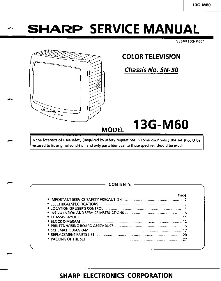 Sharp Lcd Manual