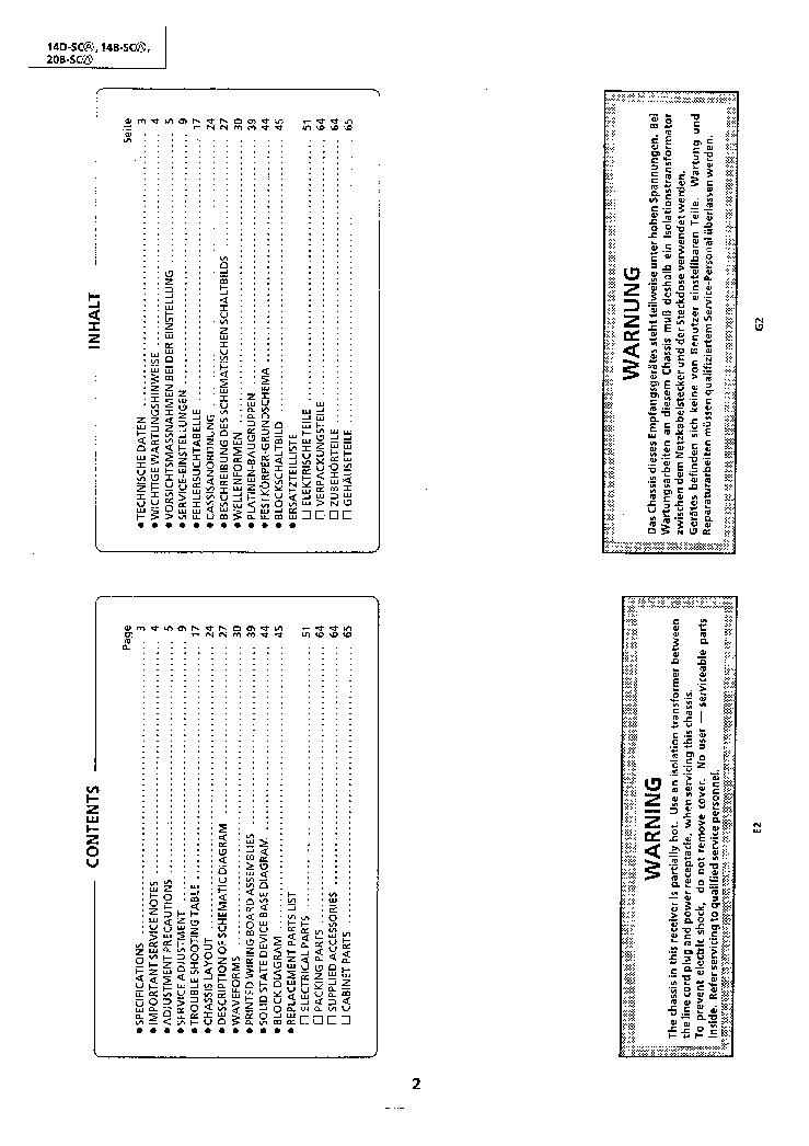 SHARP 14B-SC,20B-SC,14D-SC service manual (2nd page)