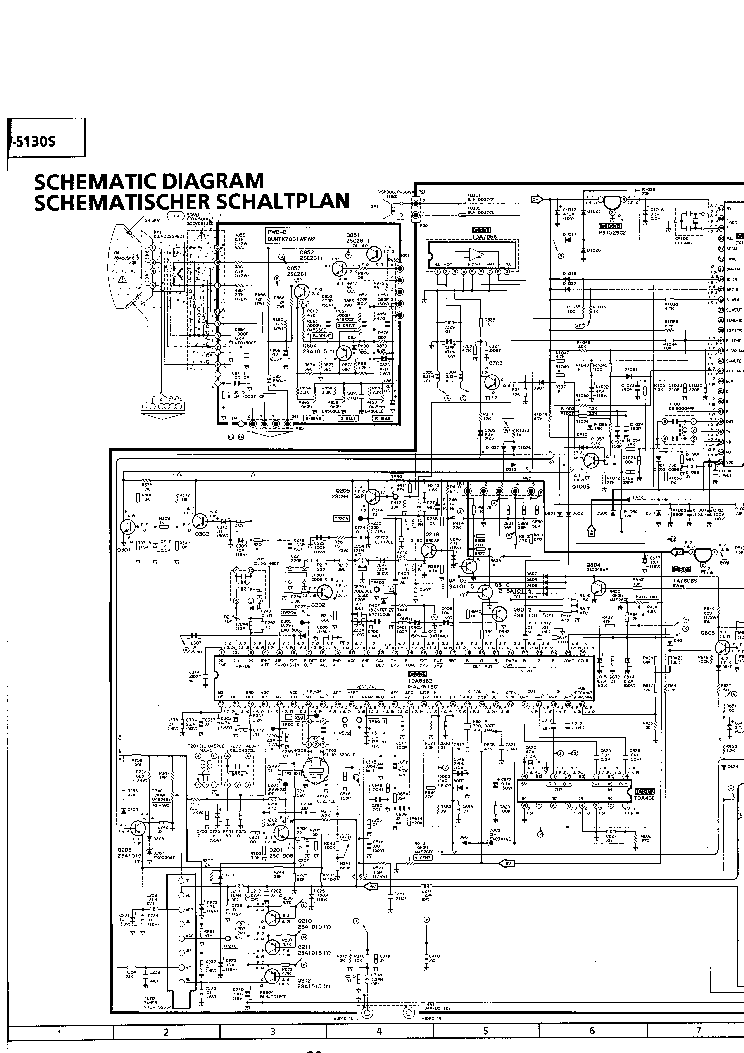 SHARP 14B CHASSIS CV-5130S SCH service manual (1st page)