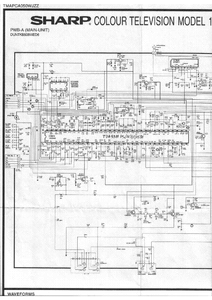 SHARP 14D1-GA,14D1-SA service manual (2nd page)