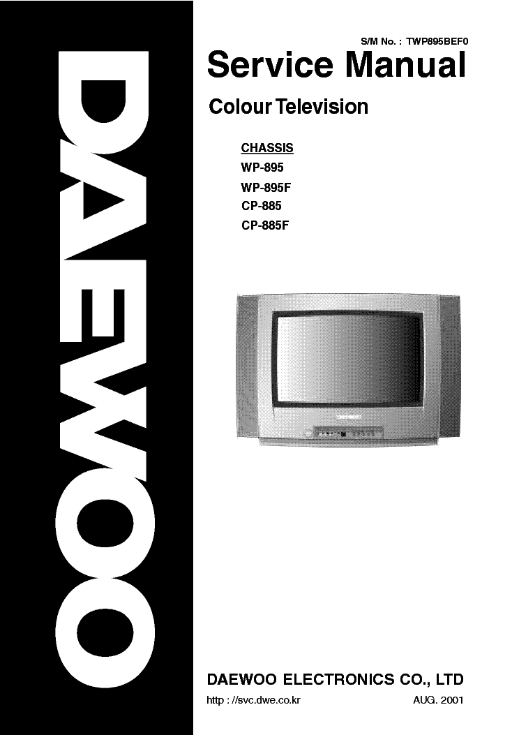 SHARP 895-DWX28W5-DWF28W8 service manual (1st page)